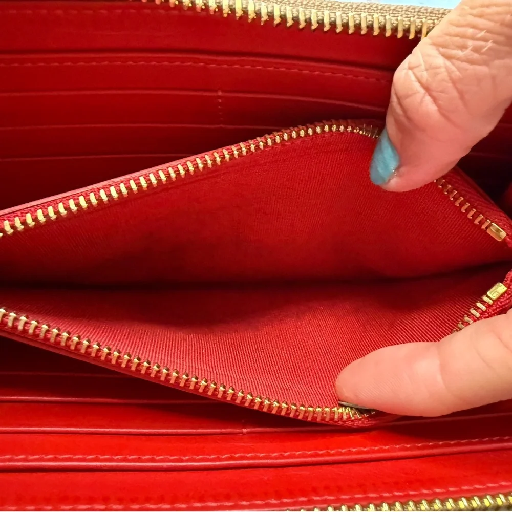 Christian Louboutin Tan Studded Wallet - Picture 7 of 8